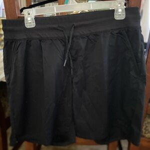 North Face Black Drawstring Shorts